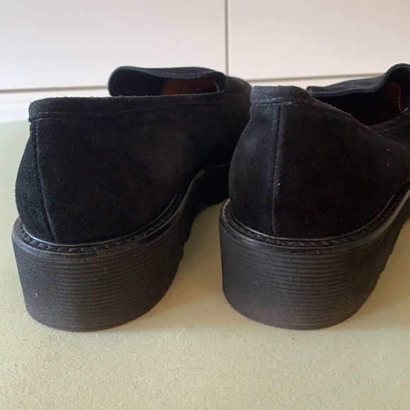 Aquatalia Black Kelsey Weatherproof Suede Loafer - Picture 10 of 10